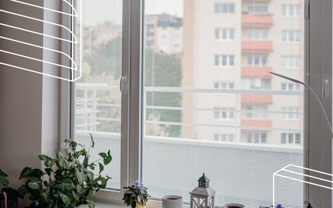 Integrované vnútorné žalúzie pre byt v Bratislave - Vitriso