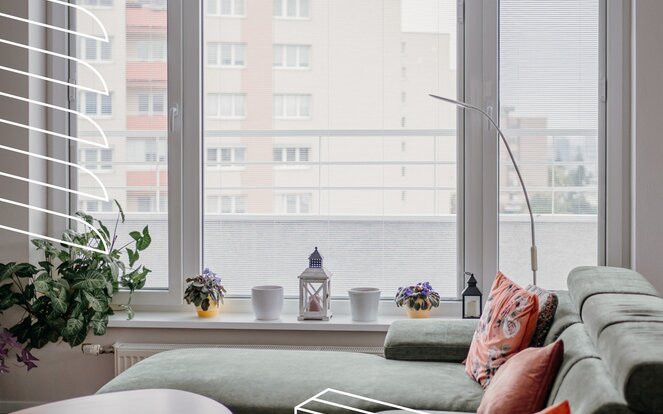 Integrované vnútorné žalúzie pre byt v Bratislave - Vitriso