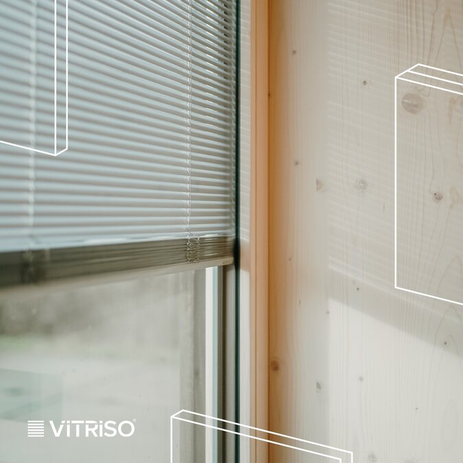 Optimalizujte teplotu vo vašom interiéri s integrovaným tieniacim systémom Vitriso®