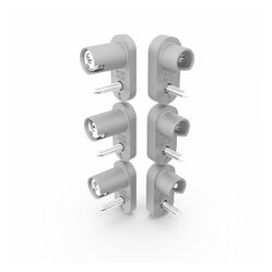 SL2444 - Magnetické kontakty tri páry (šedé)
