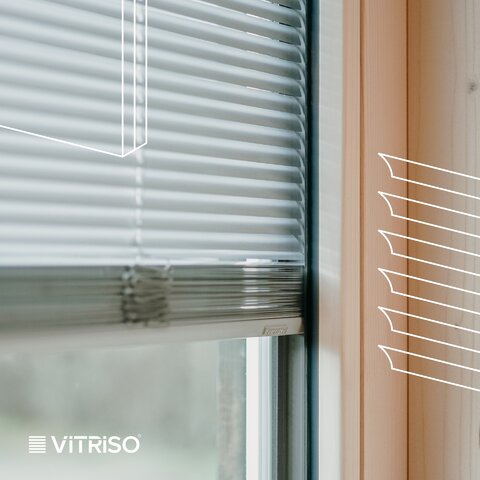 Tienenie Vitriso - Bezúdržbové žalúzie vo vnútri skla
